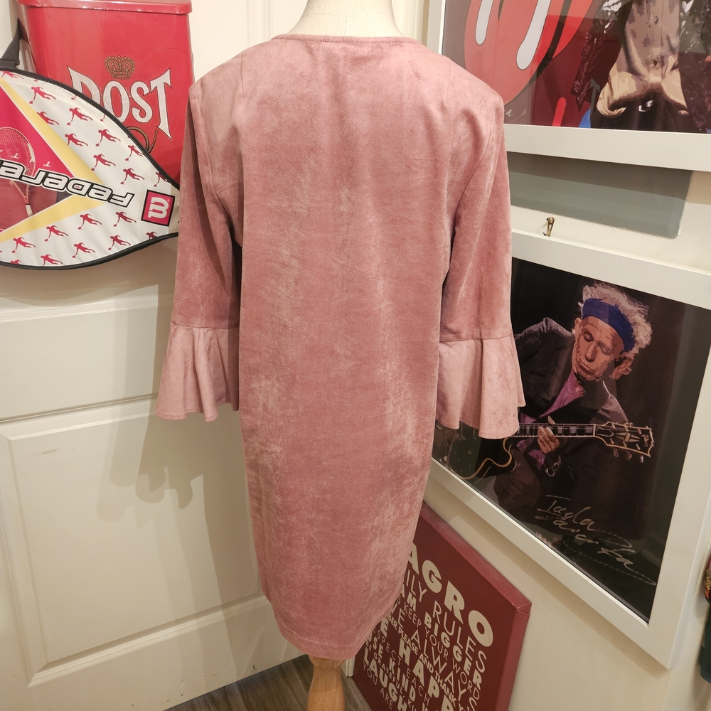 BCBGMaxAzria Blush Long Sleeve Dress - Picture 5 of 7